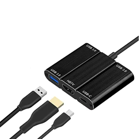Type C To VGA And HDMI Adapter