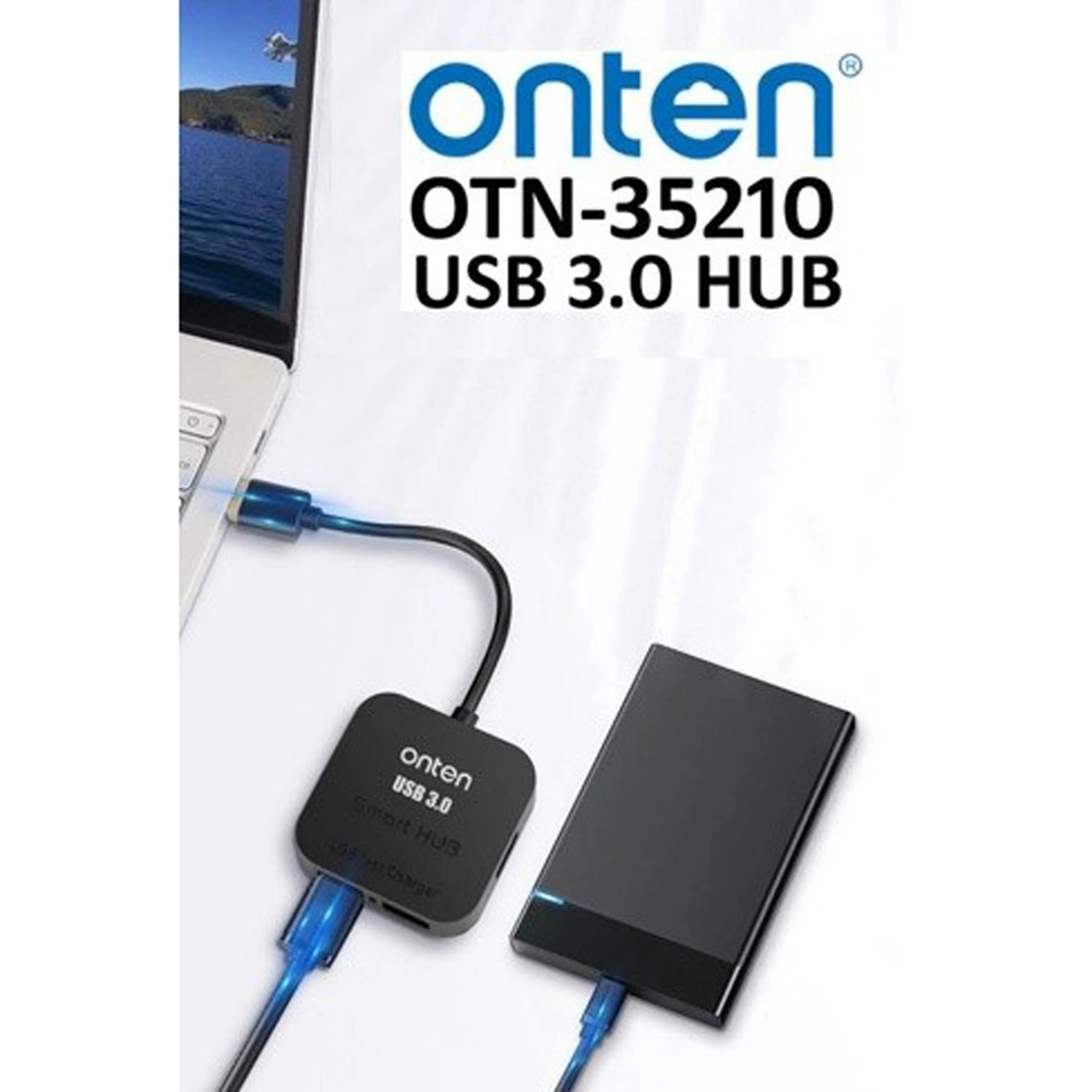Onten OTN-35210 USB 3.0 to 4 port USB 3.0 Hub