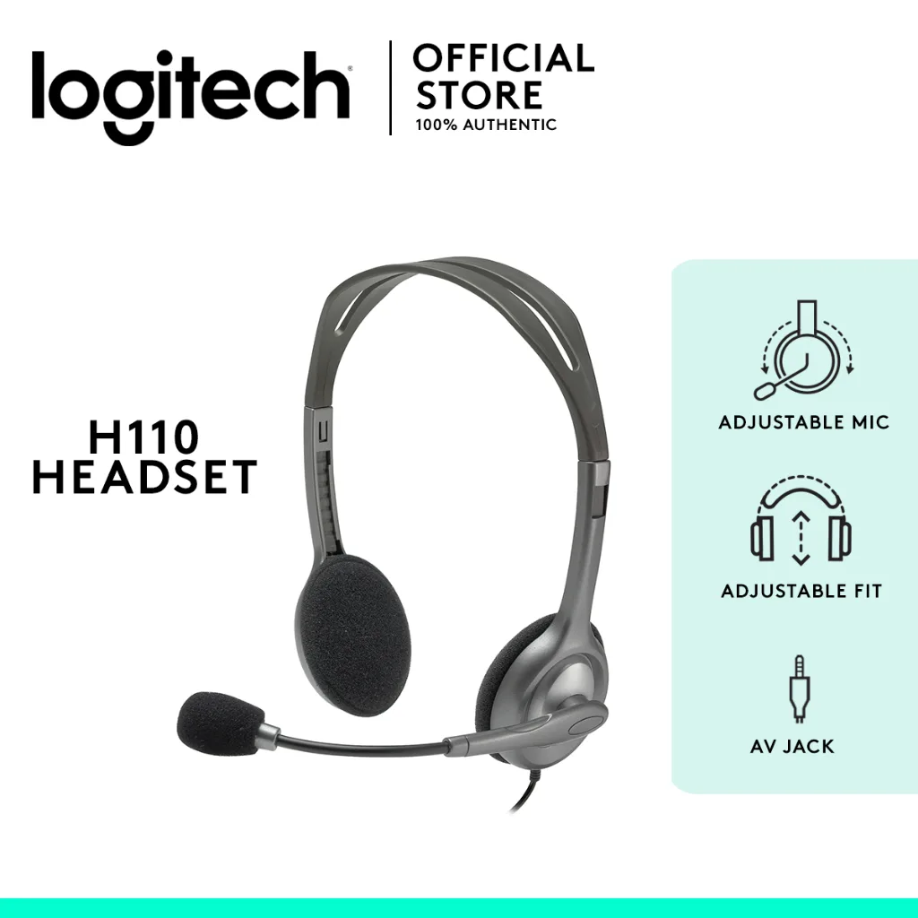 Logitech H110 Wired Stereo Headset