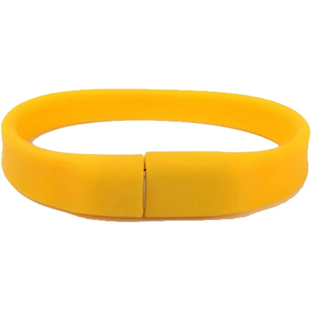 Silicon Wristband Flash 4GB Yellow