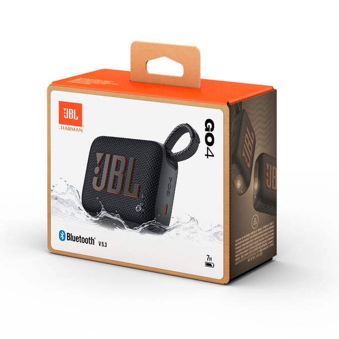 JBL Go 4 Portable Bluetooth Speaker Black