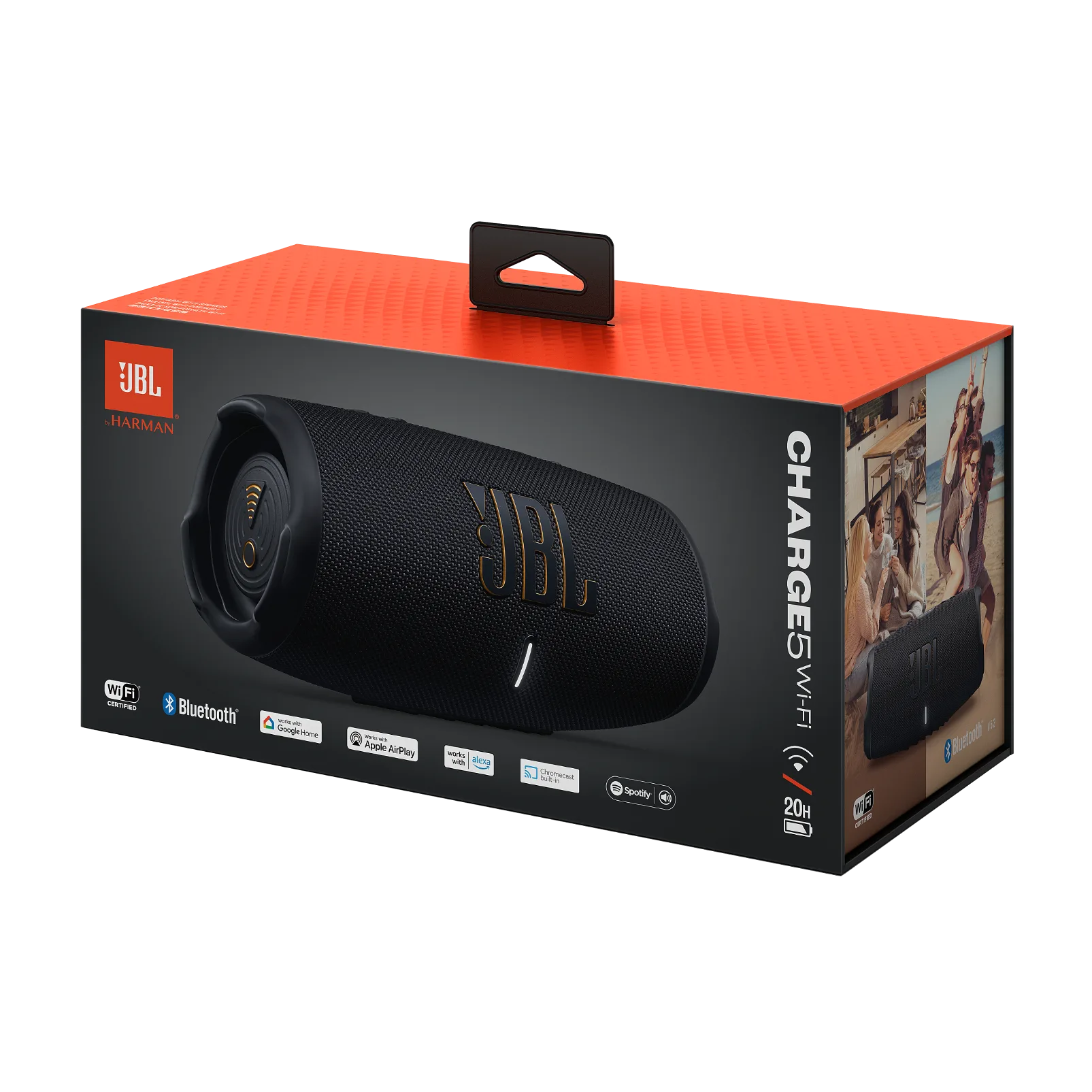 JBL Charge 5 Bluetooth Speaker Ash
