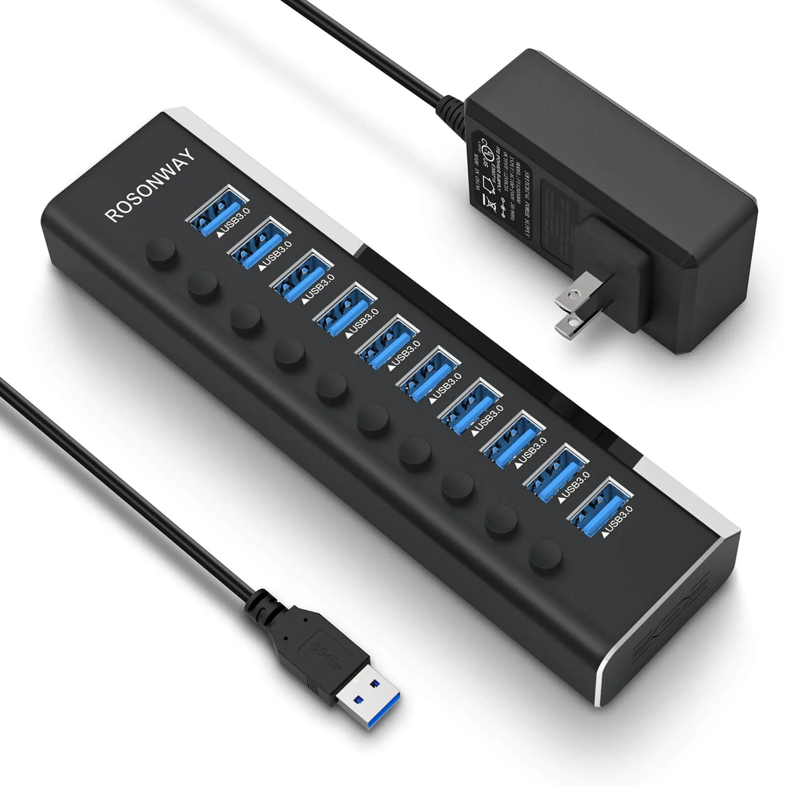 10 Ports USB Hub Support 1TB