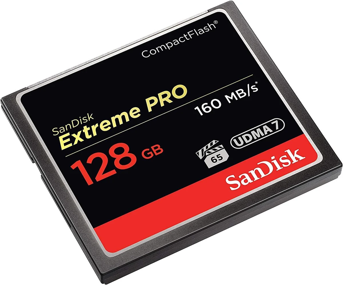 SanDisk Extreme Pro Compact Flash Card 128GB 160mb/s